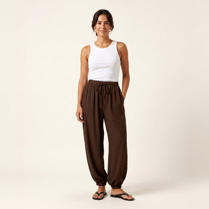 Pantalón Bombacho Fluido de Verano Rivelina™