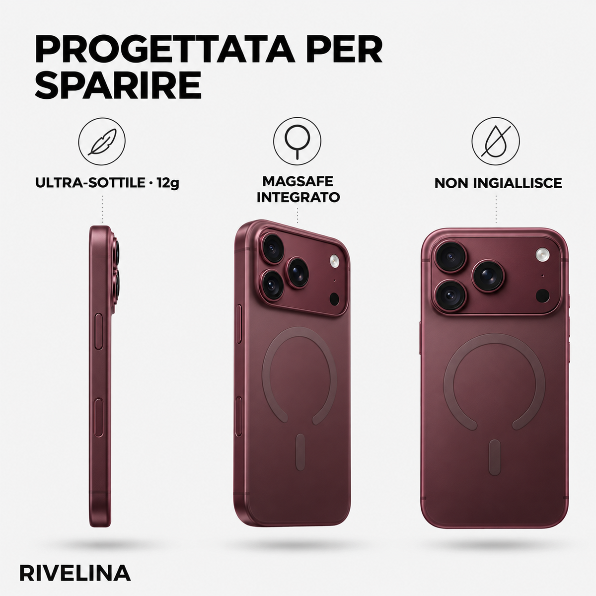 Cover Ultra-Sottile Effetto Nudo Rivelina™
