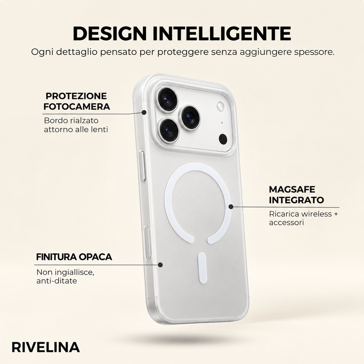 Cover Ultra-Sottile Effetto Nudo Rivelina™