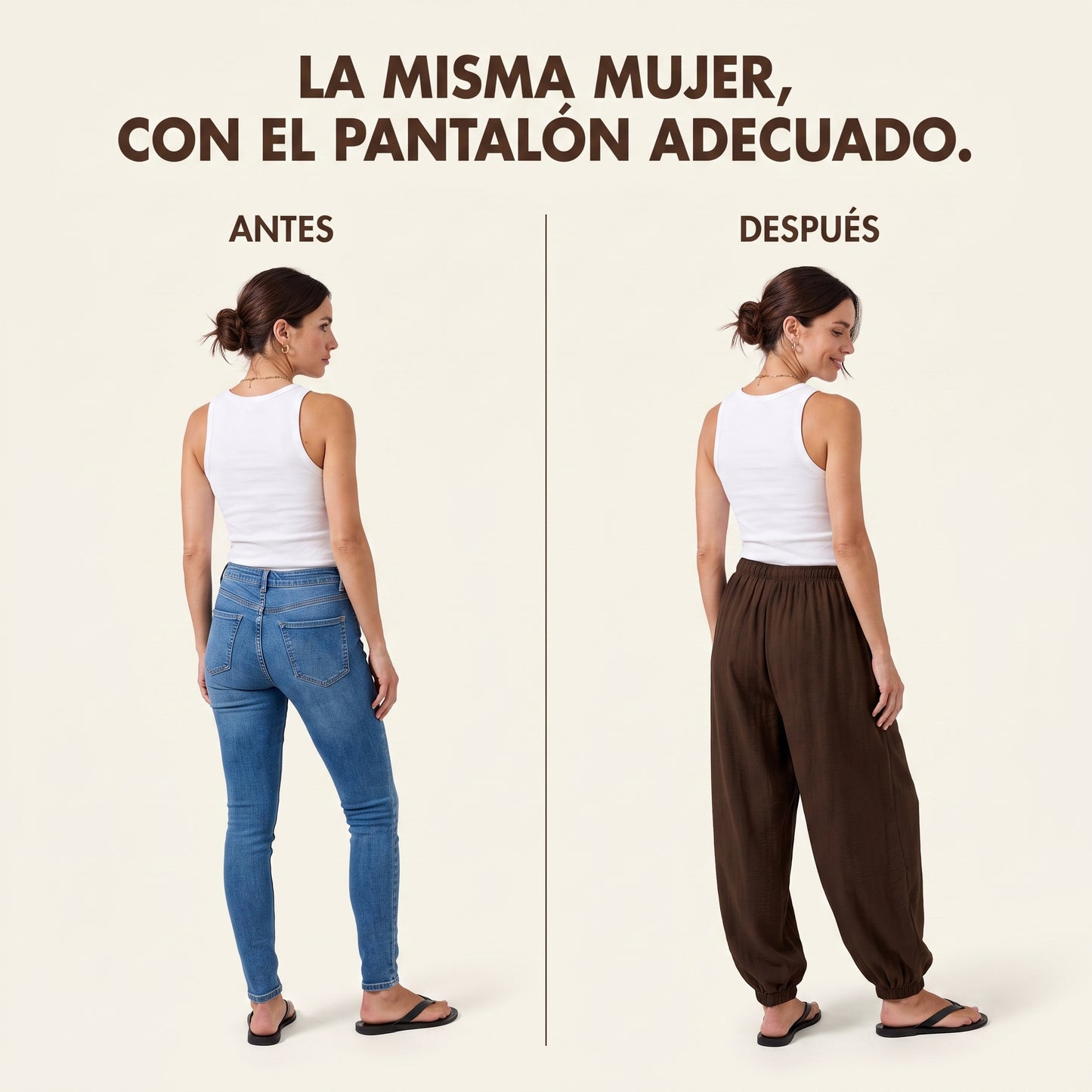 Pantalón Bombacho Fluido de Verano Rivelina™