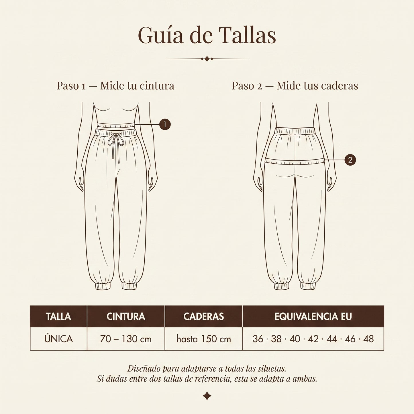 Pantalón Bombacho Fluido de Verano Rivelina™